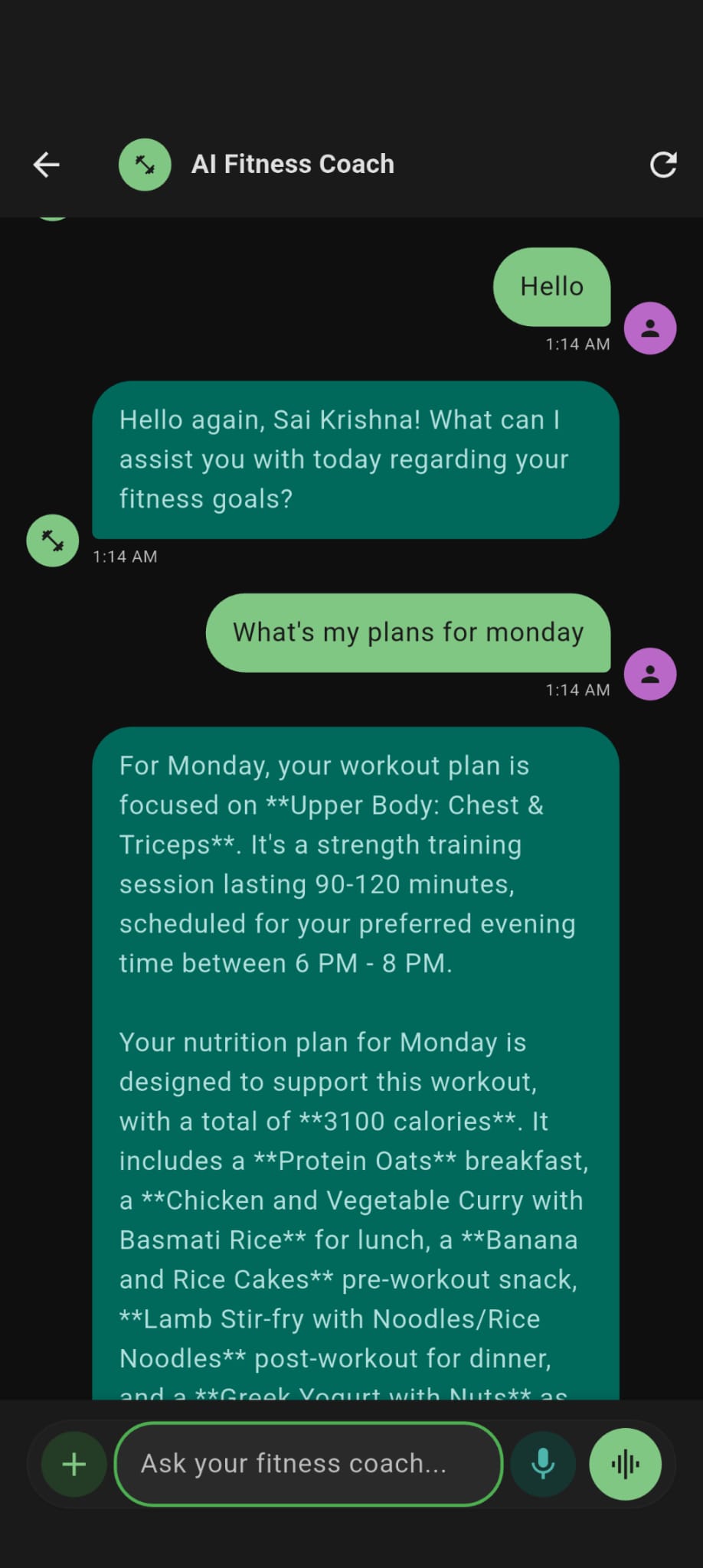 AI Fitness Coach